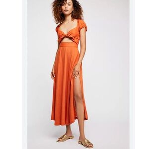 Free People Getaway Midi Dress